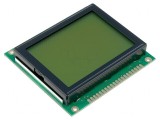 Afișaj LCD Grafic 128x64 STN Galben-Verde LED