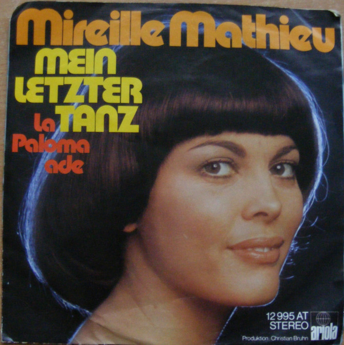 Disc Vinil Mireille Mathieu - (7&quot;, Single)-Ariola-12 995 AT
