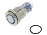 Comutator Anti-Vandalism DPDT 3A/250VAC IP67 12VDC