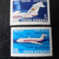 Serie timbre romanesti avioane aviatie nestampilate Romania MNH