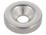 Magnet Neodim &Oslash;15mm H3.5mm Orificiu 4.5mm 29N