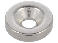Magnet Neodim ?15mm H3.5mm Orificiu 4.5mm 29N foto