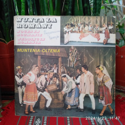 -Y- NUNTA LA ROMANI - MUNTENIA OLTENIA ( DUBLU ALBUM ) / DISC VINIL ( VG++) foto