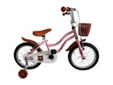 Bicicleta copii Vision Bonny, culoare roz, roata 16&quot;, cadru din otel Cod:25161632000005