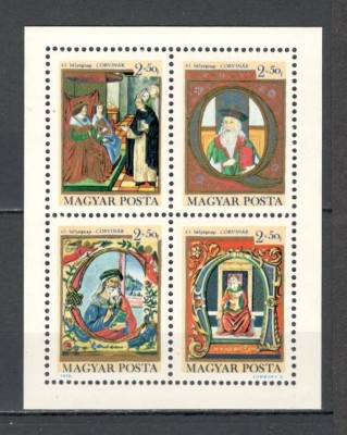 Ungaria.1970 Ziua marcii postale-Bl. XU.155 foto