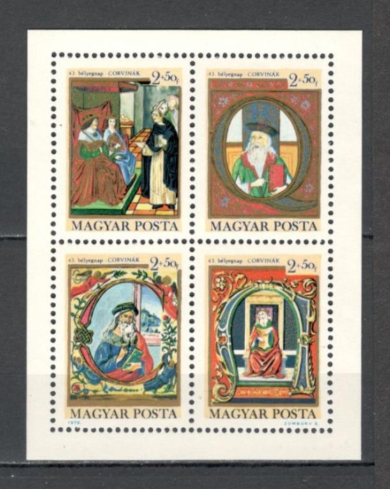 Ungaria.1970 Ziua marcii postale-Bl. XU.155