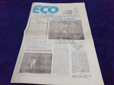 ZIARUL ECO NR 9 15 APRILIE 1990 PASTE foto