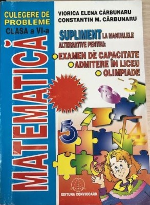 Culegere de probleme clasa a VI-a foto