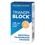 Transpiblock Roll-on Antiperspirant Impotriva Transpiratiei Excesive 50 ml Protectie 3-5 Zile Unisex
