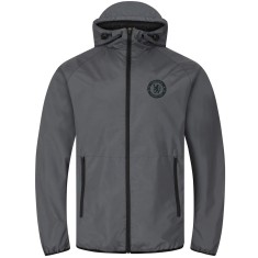 FC Chelsea geacă de bărbați cu glugă Shower grey - XL