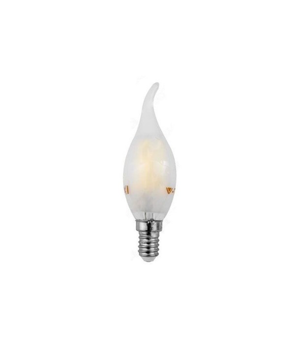 Bec E14 cu filament LED 4W 4000K alb neutru sticla mata V-TAC