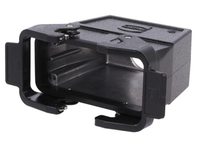 Carcasă HARTING HDC 16B pentru conectori Han&reg; B M32, aluminiu, neagră