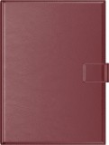 Agenda A4 Premium cu mecanism auriu burgundy