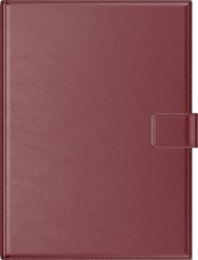 Agenda A4 Premium cu mecanism auriu burgundy