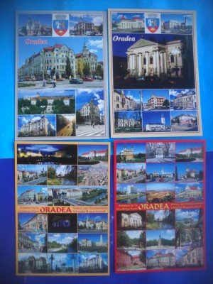 HOPCT LOT 2720 ORADEA -JUD BIHOR-4 CARTI POSTALE-NECIRCULATE foto