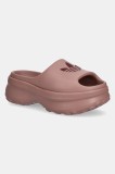 adidas Originals papuci Adifoam Stan Slide W femei, culoarea roz, JI2614