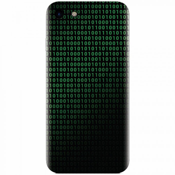 Husa silicon pentru Apple Iphone 5 / 5S / SE, Binary Code