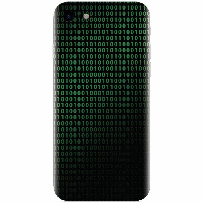 Husa silicon pentru Apple Iphone 5 / 5S / SE, Binary Code