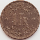 2952 Belgian Congo 1 Franc 1946 L&eacute;opold III km 26, Africa