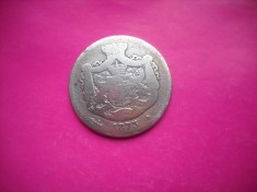 HOPCT ROMANIA - 2 LEI 1873 - -ARGINT--