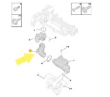 Furtun intercooler, supraalimentare, diametru 42/42 mm, cauciuc, RapidAuto 2308PT-1