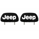 Set 5 huse tetiere negre, pentru gama auto JEEP