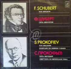 S. Prokofiev - Five Melodies, Overture on Hebrew Themes (Vinil) foto