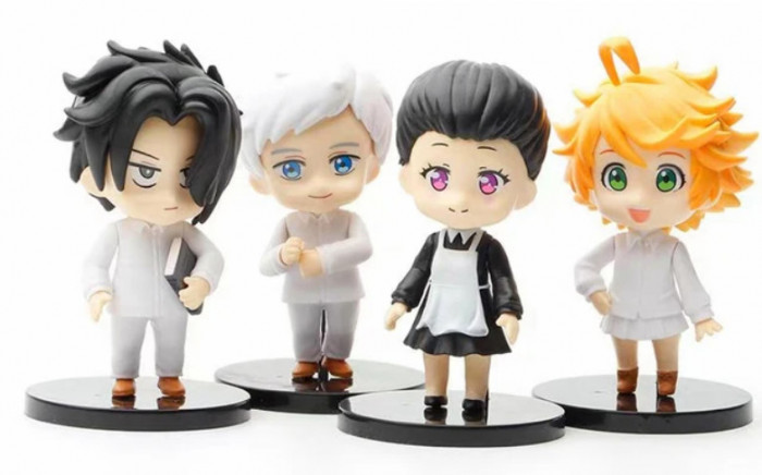 Set figurine The Promised Neverland Emma Norman Ray Nat anime 10 cm