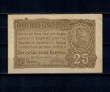 Romania 1917 - 25 bani, ocupatia germana, circulata