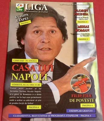 Program fotbal LPF nr. 26 (02 - 05.10.2015) CSMS IASI - STEAUA BUCURESTI foto