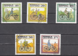 M2 TS2 8 - Timbre foarte vechi - Mongolia - velocipede, Transporturi, Stampilat