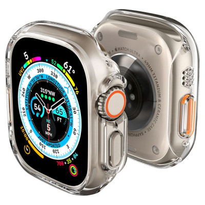 Husa Spigen Thin Fit pentru Apple Watch Ultra 1/2 (49 mm) Transparent foto