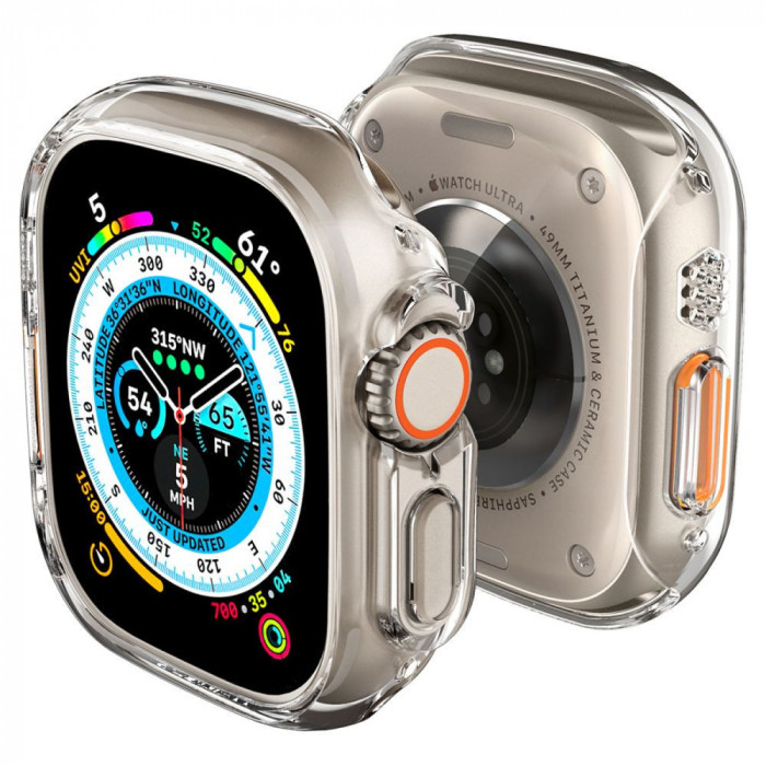 Husa Spigen Thin Fit pentru Apple Watch Ultra 1/2 (49 mm) Transparent