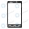 Husa frontala Nokia Lumia 820, cadru frontal negru