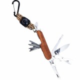 Cumpara ieftin Breloc MBrands, cu termometru, paracord si carabina