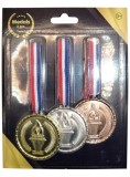 Pocket Money Medals 3 Pack Gold Silver Bronze