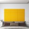 Panouri de perete 12 buc. galben 60x30 cm catifea 2,16 m&sup2;