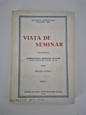 Carte veche Religie Viata de seminar Preot Petrov Traducere de Arhimandrit Mitrofor Nicodim 1944