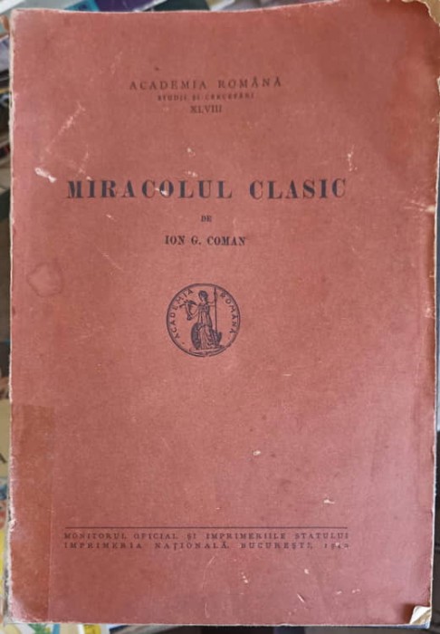 MIRACOLUL CLASIC-ION G. COMAN-253366