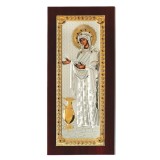 Cumpara ieftin Icoana argintata - Maica Domnului Gerontissa - Sporul casei 8,5x16 cm