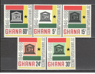 Ghana.1966 20 ani UNESCO DX.44 foto