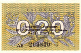 Lituania 0.20 Talonas 1991 - P-30a UNC !!!