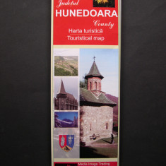 Harta turistica Judetul Hunedoara