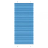 vidaXL Jaluzea plisată Albastru 90x200 cm Lățime țesătură 89,4 cm