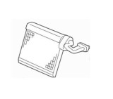 Evaporator aer conditionat Honda City, 2009-2013 motor 1.4, benzina, full aluminiu brazat, 220x225x38 mm, iesire 15, 3 mm, intrare 18, 1 mm, tehnolog
