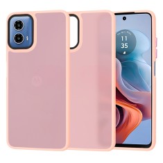 Husa Motorola Moto G34 Techsuit HaloFrost??A Series, roz foto