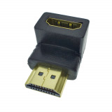 Cumpara ieftin Adaptor HDMI tata la HDMI mama, unghi 90 grade in jos, Diversi Producatori