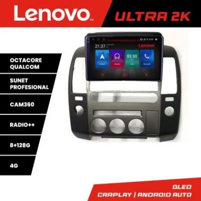 Navigatie dedicata Lenovo Nissan Patfinder NavaraOctacore, 8 Gb RAM, 128 Gb Hdd, 4G, Qled 2K, DSP, Carplay AA, 360,Bluetooth CarStore Technology foto