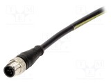 Conector MOLEX M12 mufă tată 5 pini drept IP67 60V 4A Micro-Change