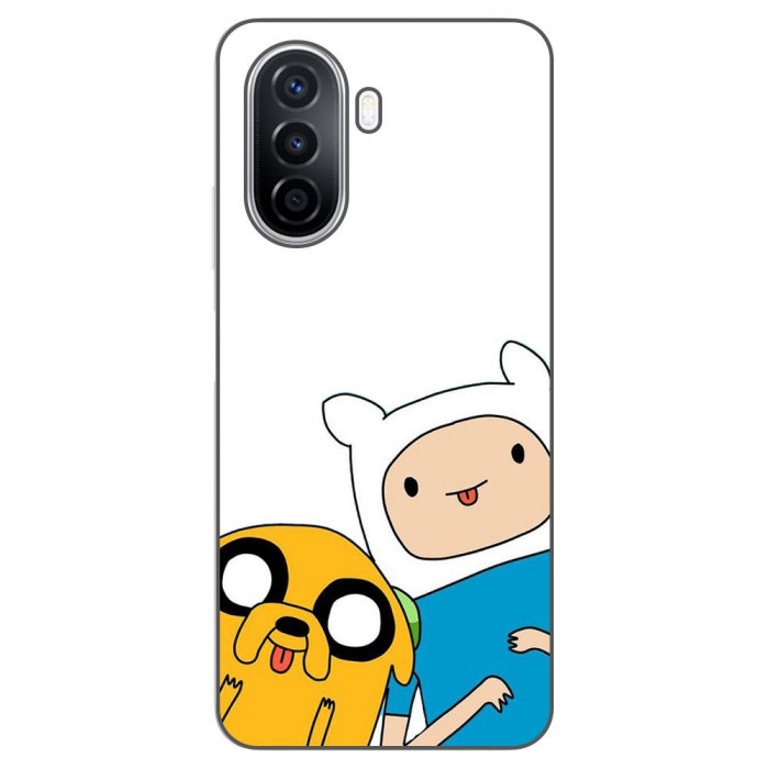 Husa compatibila cu Huawei Nova Y70 Silicon Gel Tpu Model Finn and Jake Tongues